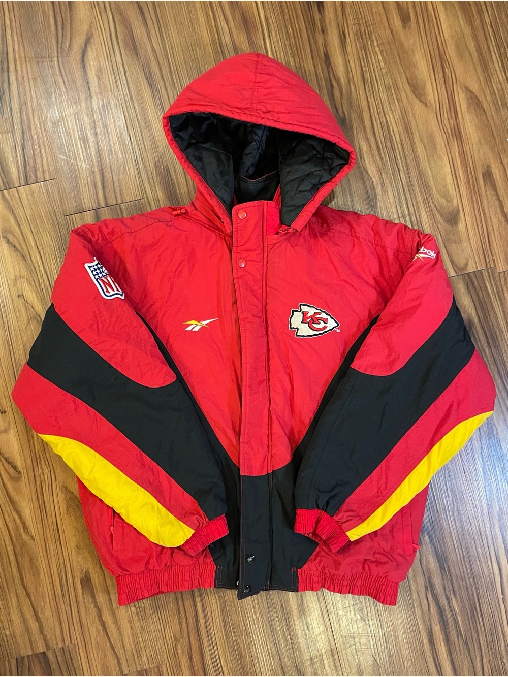 90’s Chiefs NFL Reebok Pro Line jacket